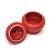 Mid 20th Century Vintage Red Ceramic Lidded Container Curation - Group of 3 For Sale - Image 5 of 17