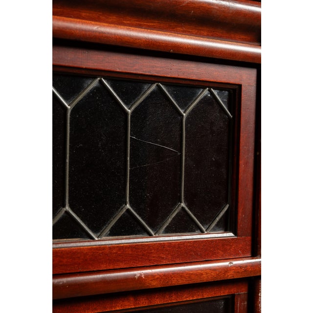Early 20th Century Imitation Mahogany Two-Section Barrister Case by Globe-Wernicke For Sale - Image 11 of 13