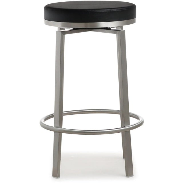2020s Pratt Black Steel Counter Stools - A Pair For Sale - Image 5 of 12