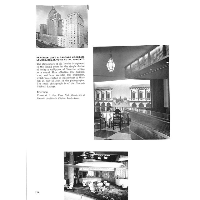 "Interiors Book of Restaurants" 1960 Atkin, William Wilson & Adler, Joan For Sale - Image 10 of 12