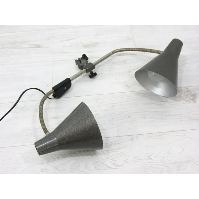 Architect's Table Double Lamp, 1950s For Sale - Image 6 of 10
