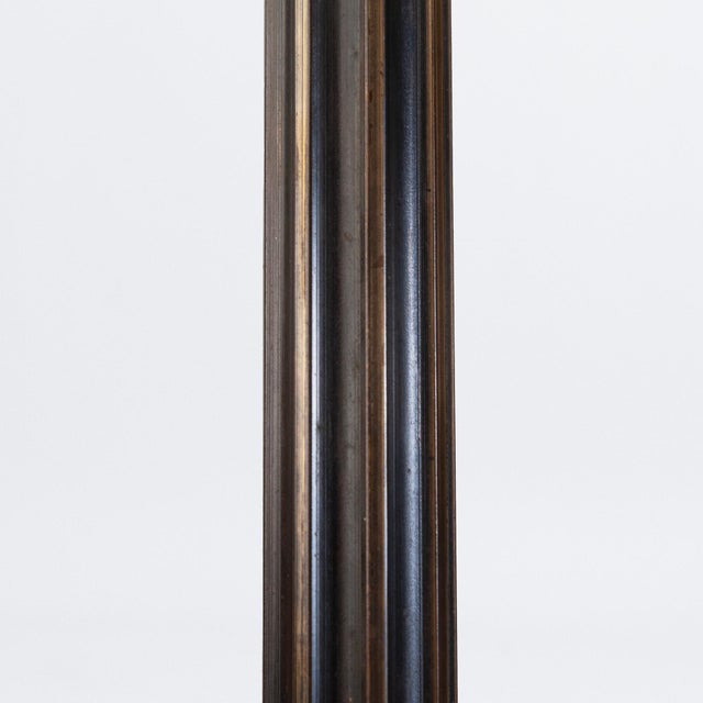 1950s Telescopic Floor Lamp with Fluted Stem, 1950s For Sale - Image 5 of 9