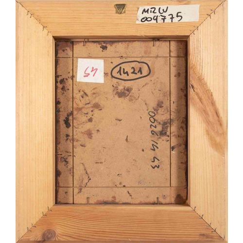 Contemporary Paolo La Motta, Landscape, 2000s, Oil Painting on Cardboard, Framed For Sale - Image 3 of 4