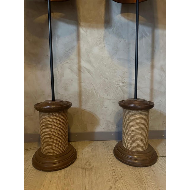 Black Floor Lamps, Set of 2 For Sale - Image 8 of 13