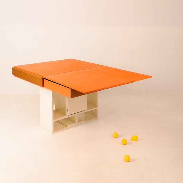 Architect-Designed Folding Table, 1970 For Sale - Image 5 of 13