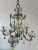 French Rainbow Pastel Confetti Candy Colors Opaline Drops Chandelier, Circa 1920 For Sale - Image 12 of 12