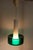 Vintage Two-Tone Pendant Light in White Opaline Glass and Green Transparent Glass, 1960s For Sale - Image 3 of 17