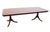 BERNHARDT FURNITURE Solid Mahogany Traditional Duncan Phyfe Style 100" Double Pedestal Dining Table 238-246 29.5" High...