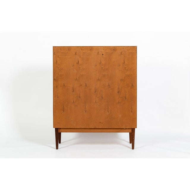 Mid-Century Danish Modern Teak Secretary Desk Cabinet 1960s For Sale - Image 16 of 16