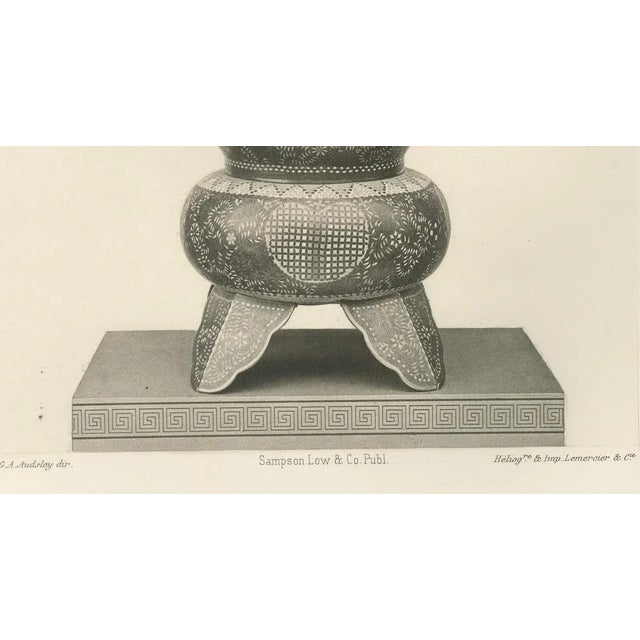 Audsley, Japanese Vase with Intricate Patterns, 1884, Paper For Sale - Image 3 of 7