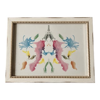 1930’s Original Hermann Rorschach Inkblot Tests or Psycho Diagnostic Plates Framed For Sale