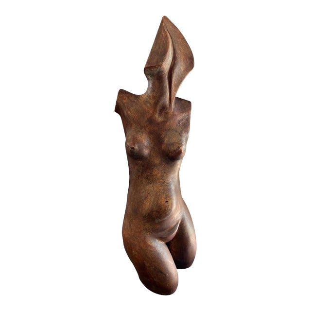 Abstract Cubist Nude Sculpture Attributed to Allen Hermes For Sale