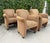 Vintage Postmodern Rolled Arm Club Chairs With Brass Ball Casters, a Pair For Sale - Image 11 of 12