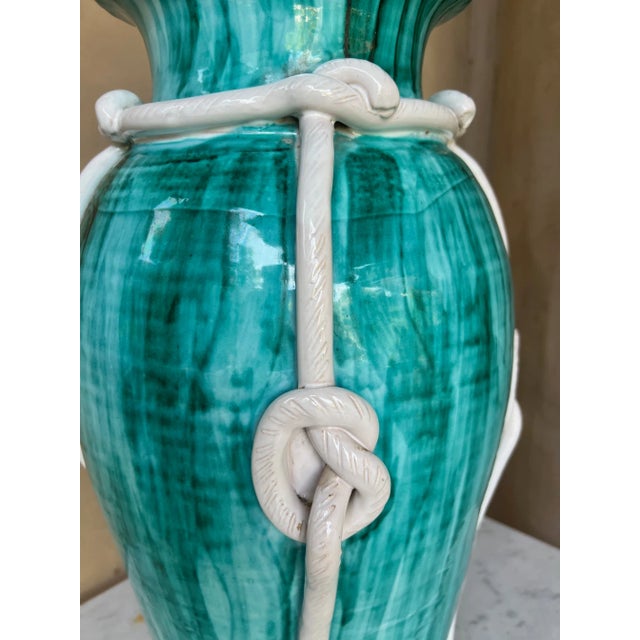 Large Italian Ceramic Vase For Sale - Image 9 of 14