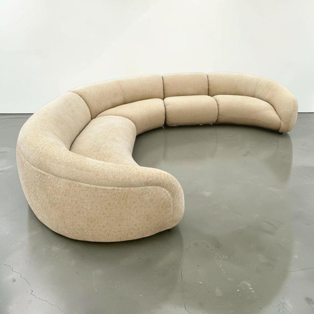 1980s Vladimir Kagan for Weiman Modular Sectional Sofa - a Pair For Sale - Image 5 of 14