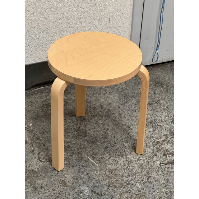 Alvar Aalto for Artek Stool, Model 60 For Sale - Image 10 of 12