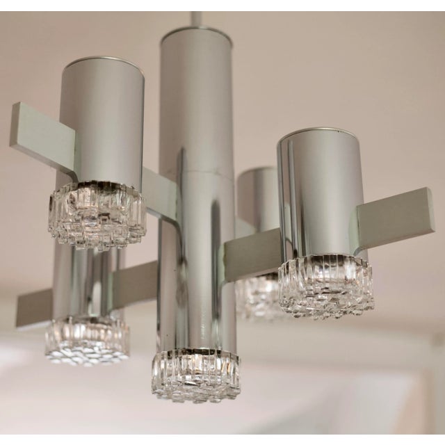 Chandelier by Gaetano Sciolari for Sciolari, 1970s For Sale - Image 12 of 15