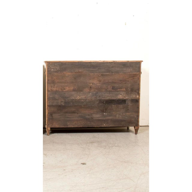 Handcrafted Gustavian Style Painted Buffet With Reeded Front For Sale - Image 17 of 17