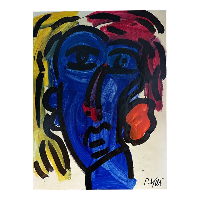 “Miró” Titled Painting by Peter Keil For Sale