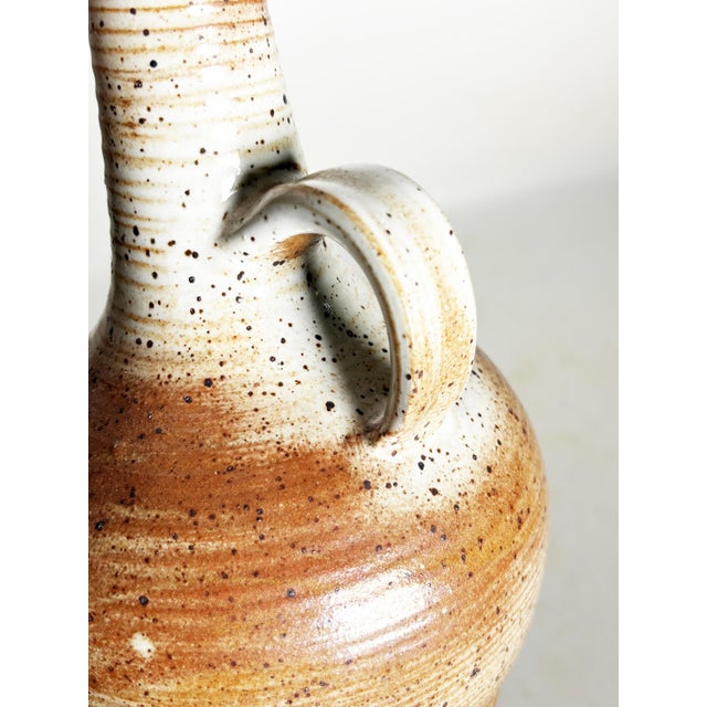 Ceramic Vintage French Ceramic Vase from Le Marais, 1950 For Sale - Image 7 of 13