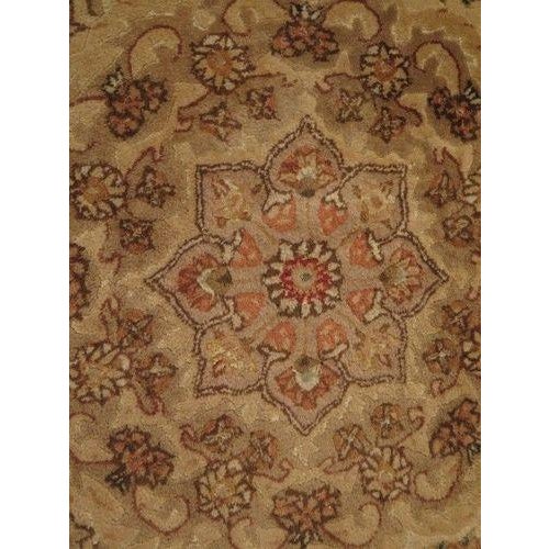 1970s Vintage Approx: 5 X 8 Wool Area or Throw Rug For Sale - Image 5 of 8