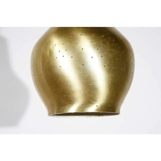 Paavo Tynell 1950s Paavo Tynell Satin Brass Pendant For Sale - Image 4 of 7