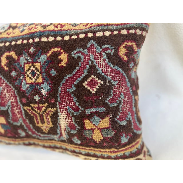 Pillow With Antique Rug For Sale - Image 4 of 8
