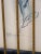 1950s Chinoiserie Caged Blue Bird Original Watercolor Painting by William Edwin Fager Gilt Metal Birdcage Frame For Sale - Image 4 of 17