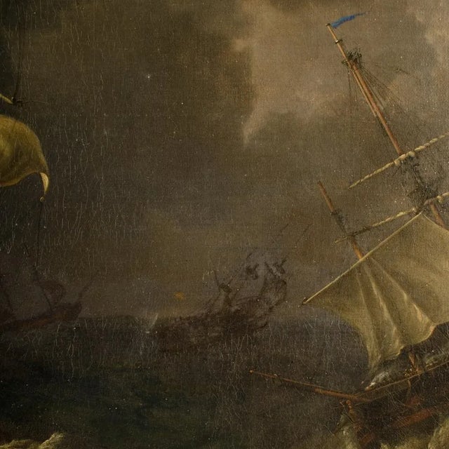 A Large and Impressive 19th Century Seascape. For Sale - Image 11 of 13