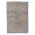 Vintage Persian Shiraz With Tribal Design in Soft Yellow, Pink, and Blue Gray 4'10 X 7'4 For Sale