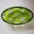 Mid-Century Green Cut-to-Clear Crystal Centerpiece Bowl For Sale In Raleigh - Image 6 of 6