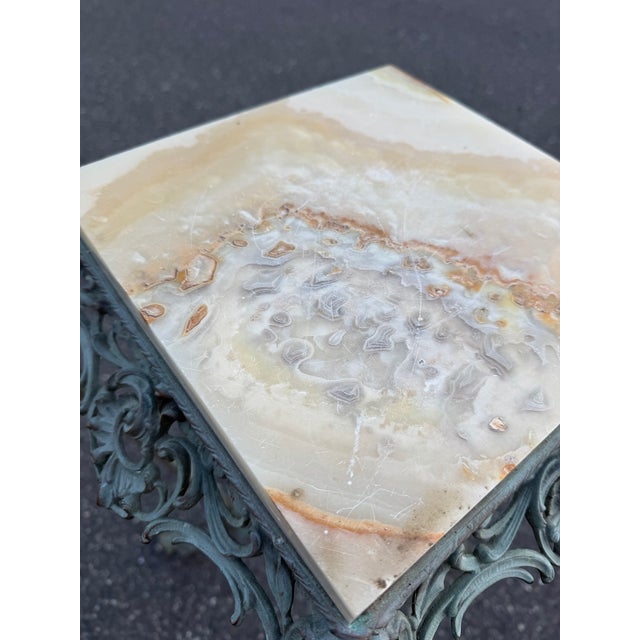 Victorian Onyx Plant Stand For Sale In Philadelphia - Image 6 of 9