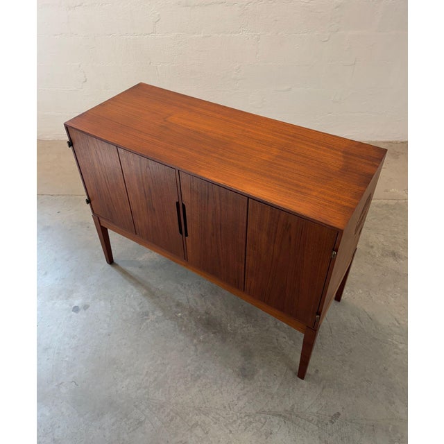 Dimensions: 46 5/8" L × 18 7/8" D × 35 1/2“ H Origin: Denmark Designer: Unknown Manufacturer: Unknown Year: ca 1960s...