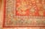 Folk Art Antique Zabihi Collection Oushak Coral Red Rug - 7'10" x 10'10" For Sale - Image 3 of 12