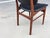 1960s Set of 6 Refinished Danish Modern Teak & Black Vinyl Dining Chairs- Set of 6 For Sale - Image 15 of 15