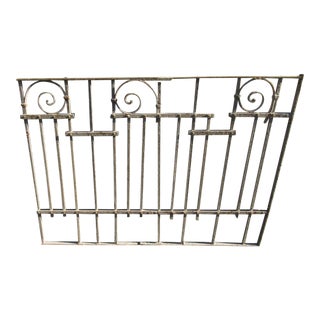 Antique Victorian Iron Gate Window Garden Fence Architectural Salvage Door #024 For Sale