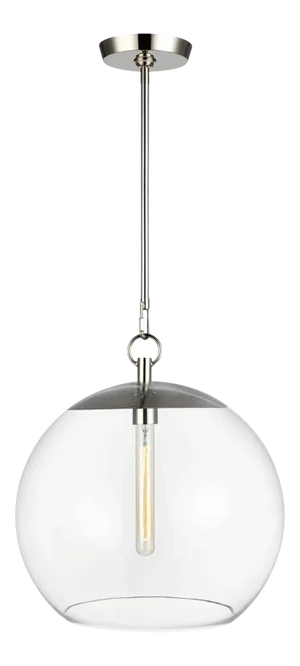 Chapman & Myers by Visual Comfort Studio Atlantic Round Pendant, Silver