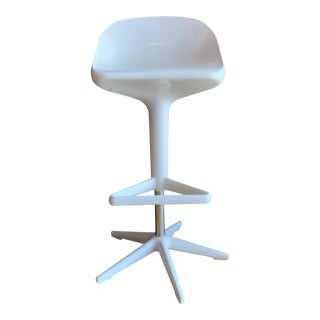 White Spoon Stool by Kartell For Sale
