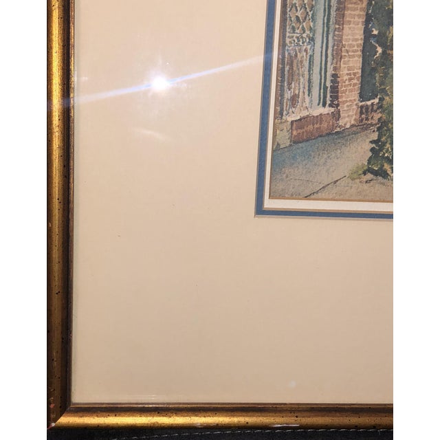 Vintage Virginia Fouché Bolton Signed "April in Charleston" Print (1981) For Sale In New York - Image 6 of 12