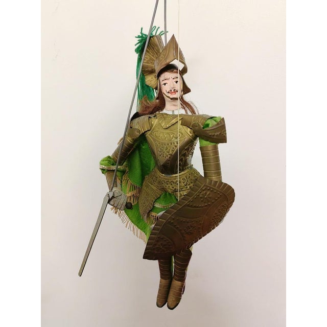 Mid-Century Modern Sicilian Warriors Puppets, Italy, 1960s, Set of 3 For Sale - Image 3 of 18