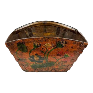 19th Century Antique Chinese Wooden Rice Measure Bucket, Dou