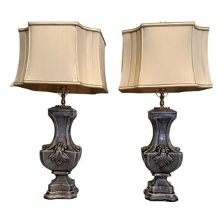 Set of Two John Richard Ceramic Table Lamps For Sale
