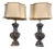 Set of Two John Richard Ceramic Table Lamps For Sale