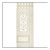 Sample - Schumacher x Marie-Anne Oudejans Bamboo Trellis Panel A in Neutral For Sale