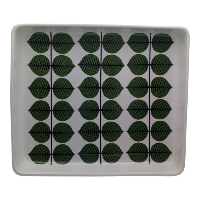 1960s Mid-Century Modern Stig Lindberg Berså Rectangular Baker for Gustavsberg For Sale