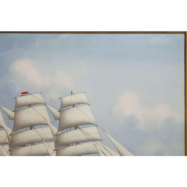 19th Century China Trade Painting of Ship “County of Caithness” by Lai Fong Ca. 1897 For Sale - Image 5 of 18