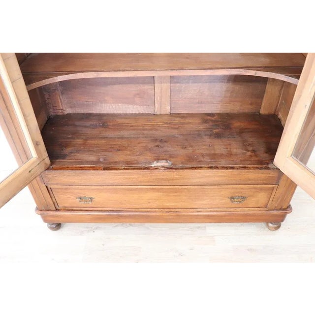 Antique Walnut Bookcase, 19th Century For Sale - Image 5 of 11