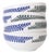 Ribbon Porcelain Bowls Bowls, Set of 4 For Sale