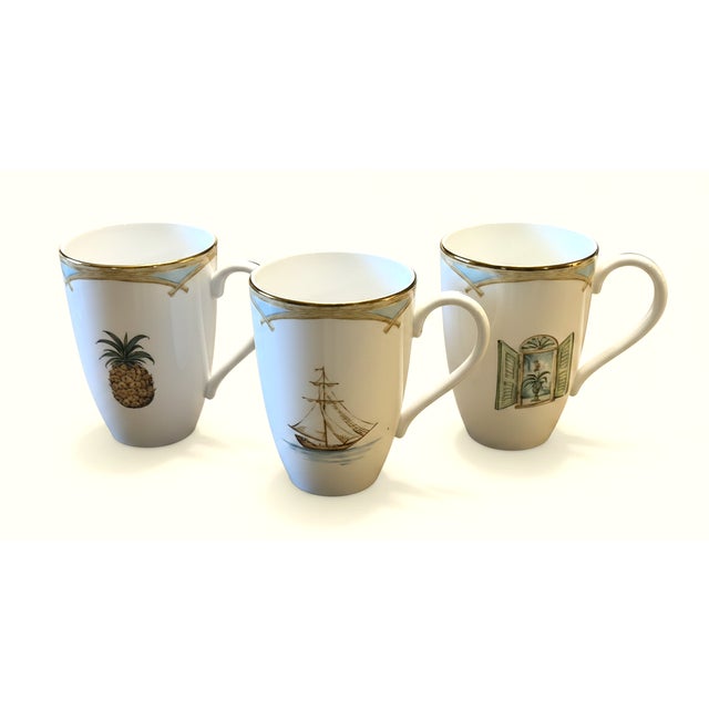 171-Piece Lenox British Colonial Collection – Tradewind, Bamboo & Shutter Patterns | Estate Service With Serving Pieces For Sale - Image 13 of 18