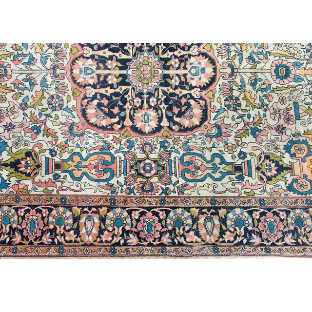Ivory Early 20th Persian Sarouk Farahan Rug For Sale - Image 8 of 16